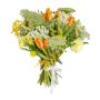Celebrate spring with one of our favorite bouquets showcasing tulips among clouds of pastel blooms