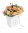 Surreal Sunrise - Hand Bouquet - 24x24cm white mdf Shopping bag