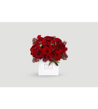 Secret Admirer - 8 baby roses & 15 roses with other