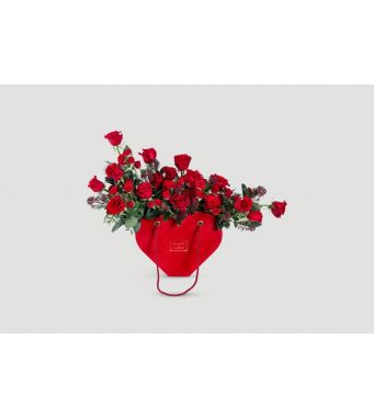 Chérie - Fresh Flowers 12 baby roses & 25 roses with other
