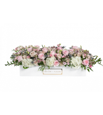 Heavenly scent - 90x30cm white mdf box